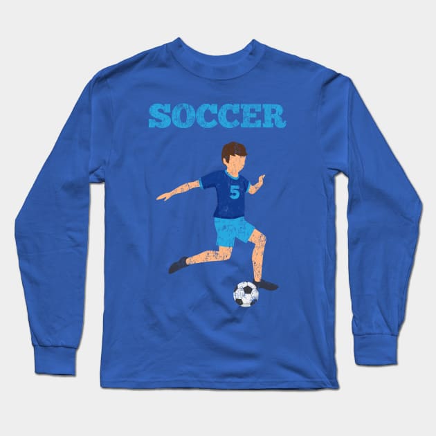 Soccer Long Sleeve T-Shirt by vladocar